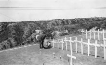 A cemetery on the Gallipoli peninsula circa 1918